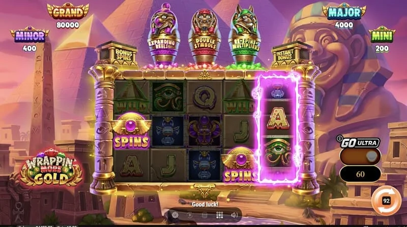 Wrappin' More Gold - ролни од основната игра со икони