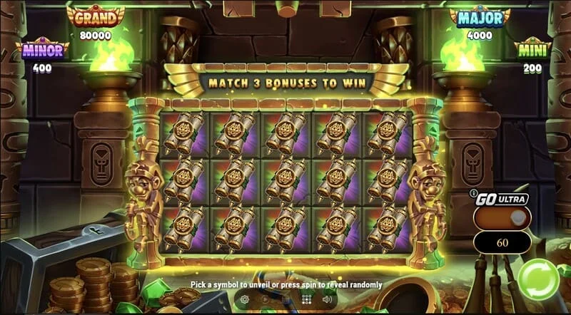 Wrappin' More Gold - мрежа Collect & Win со растечка мумија